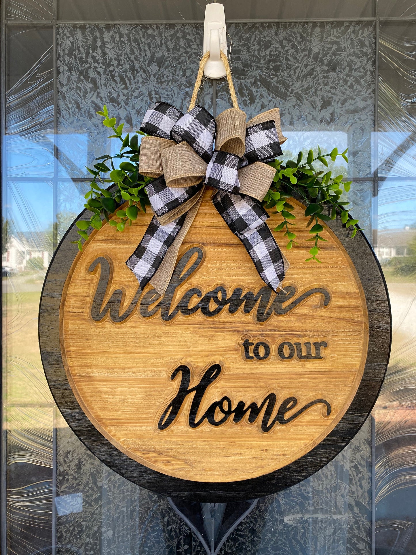 Welcome to our Home Sign