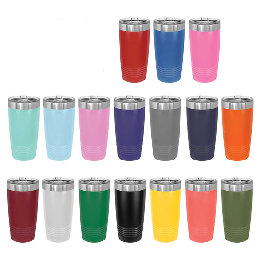 Personalized Drink Tumbler with Handwriting on 2 sides