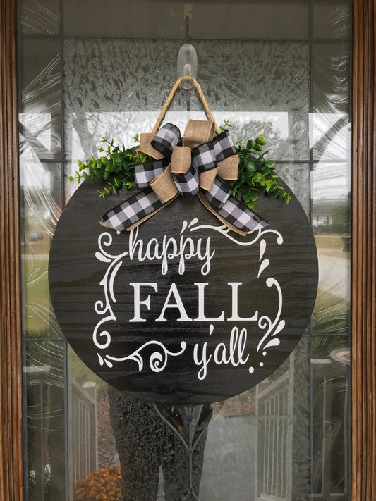 Happy Fall Sign