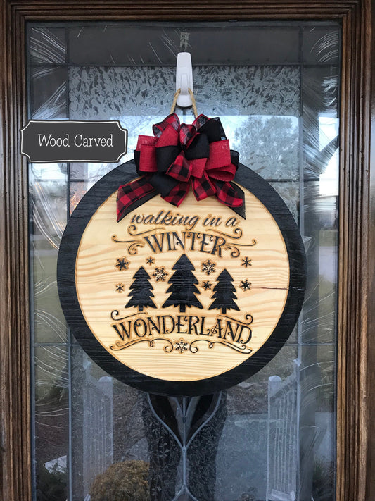 Walking in a Winter Wonderland Sign