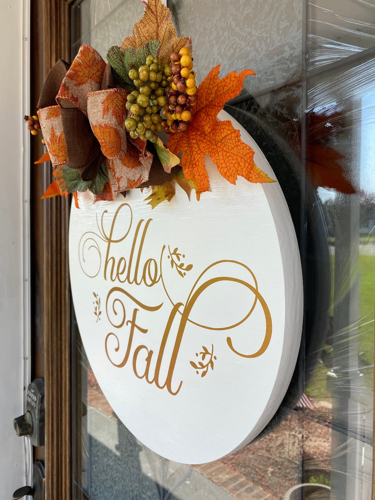 Hello Fall Sign