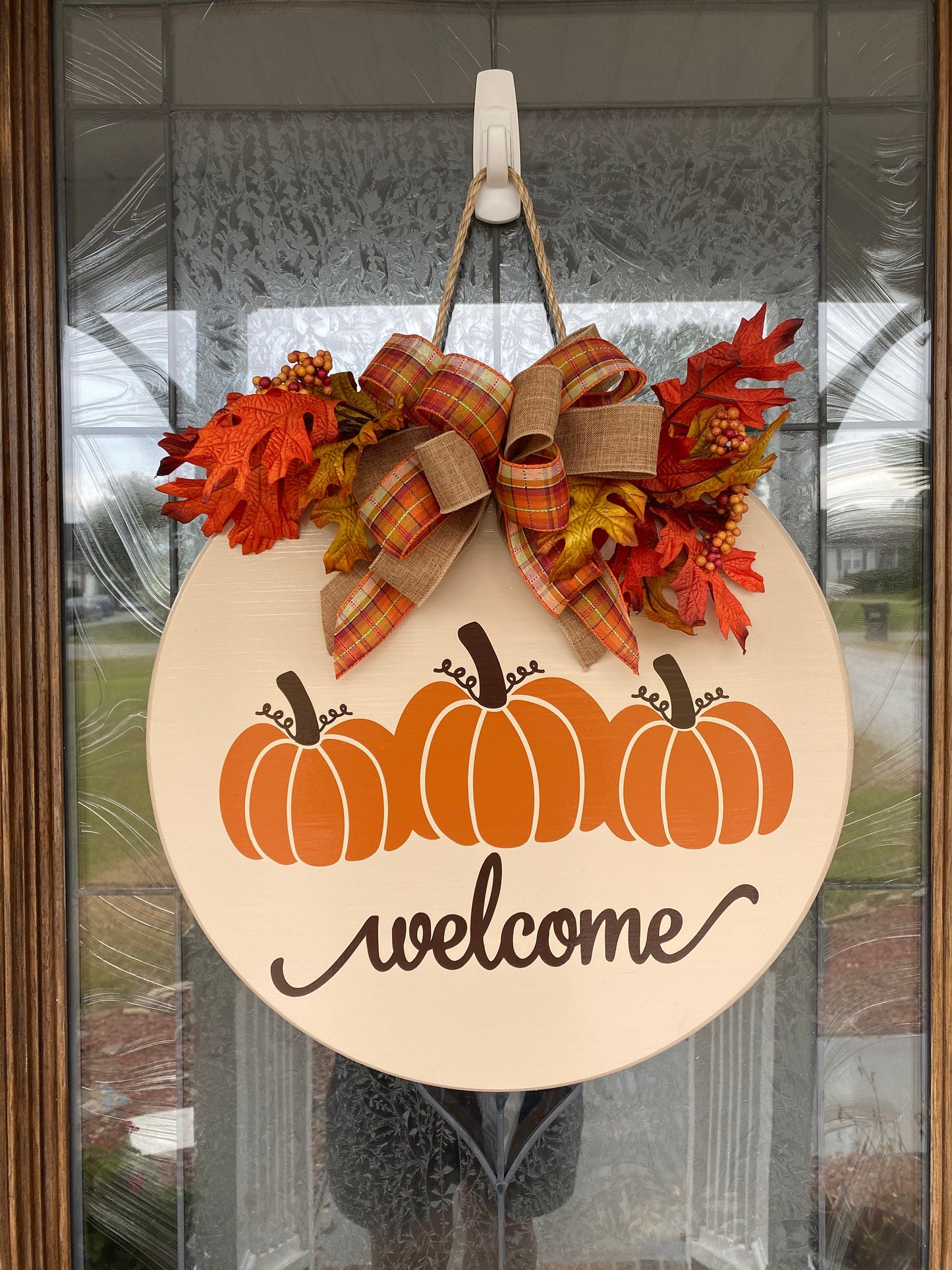 Fall Door Hanger | Welcome