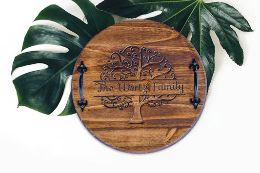 Personalized Serving Tray | Tree of Life