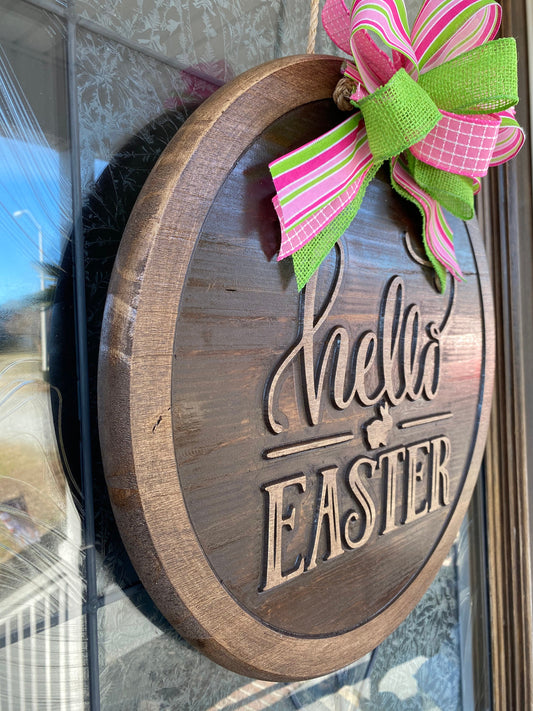 Easter Front Door Sign