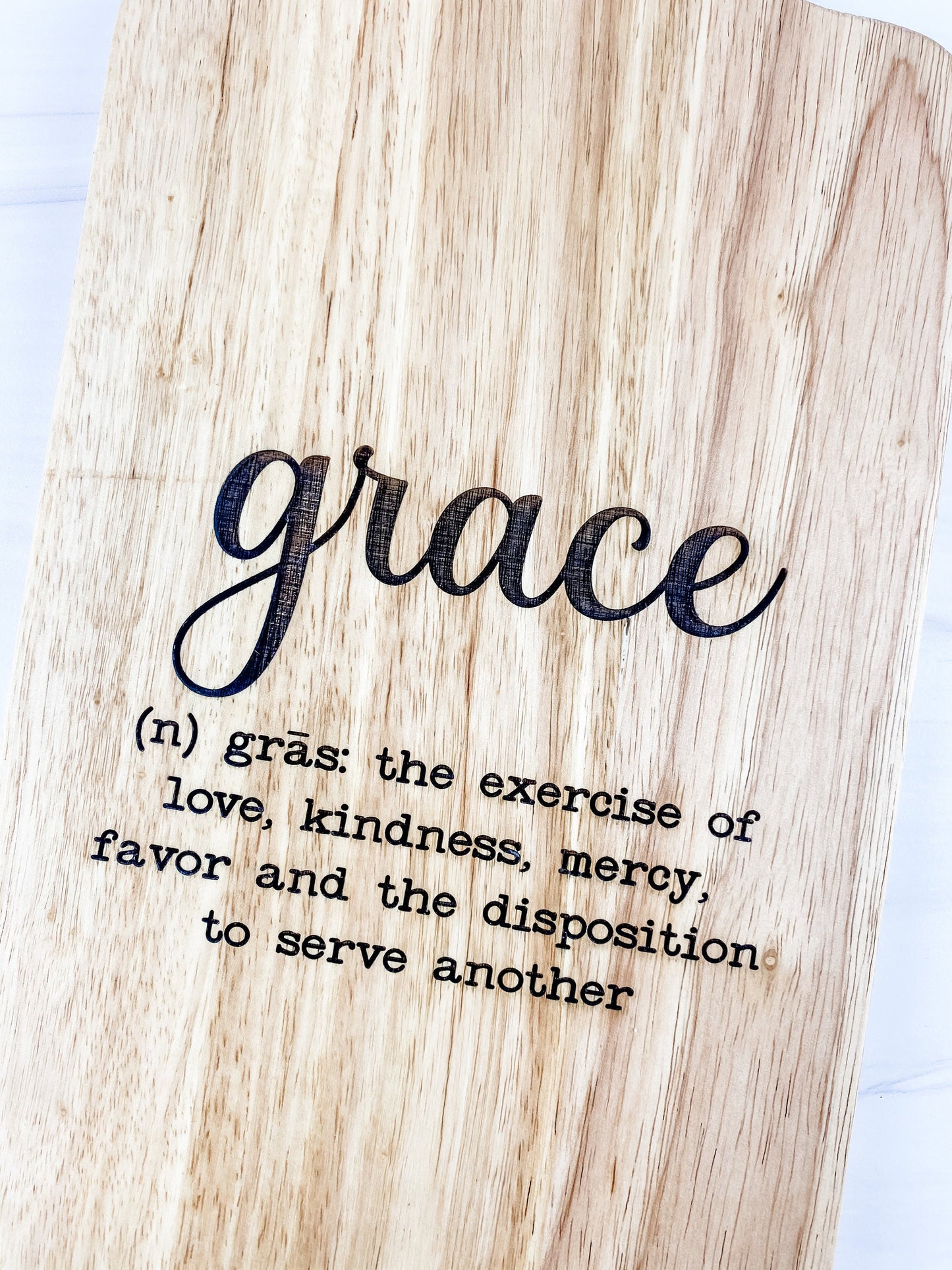 Engraved Charcuterie Board | Grace