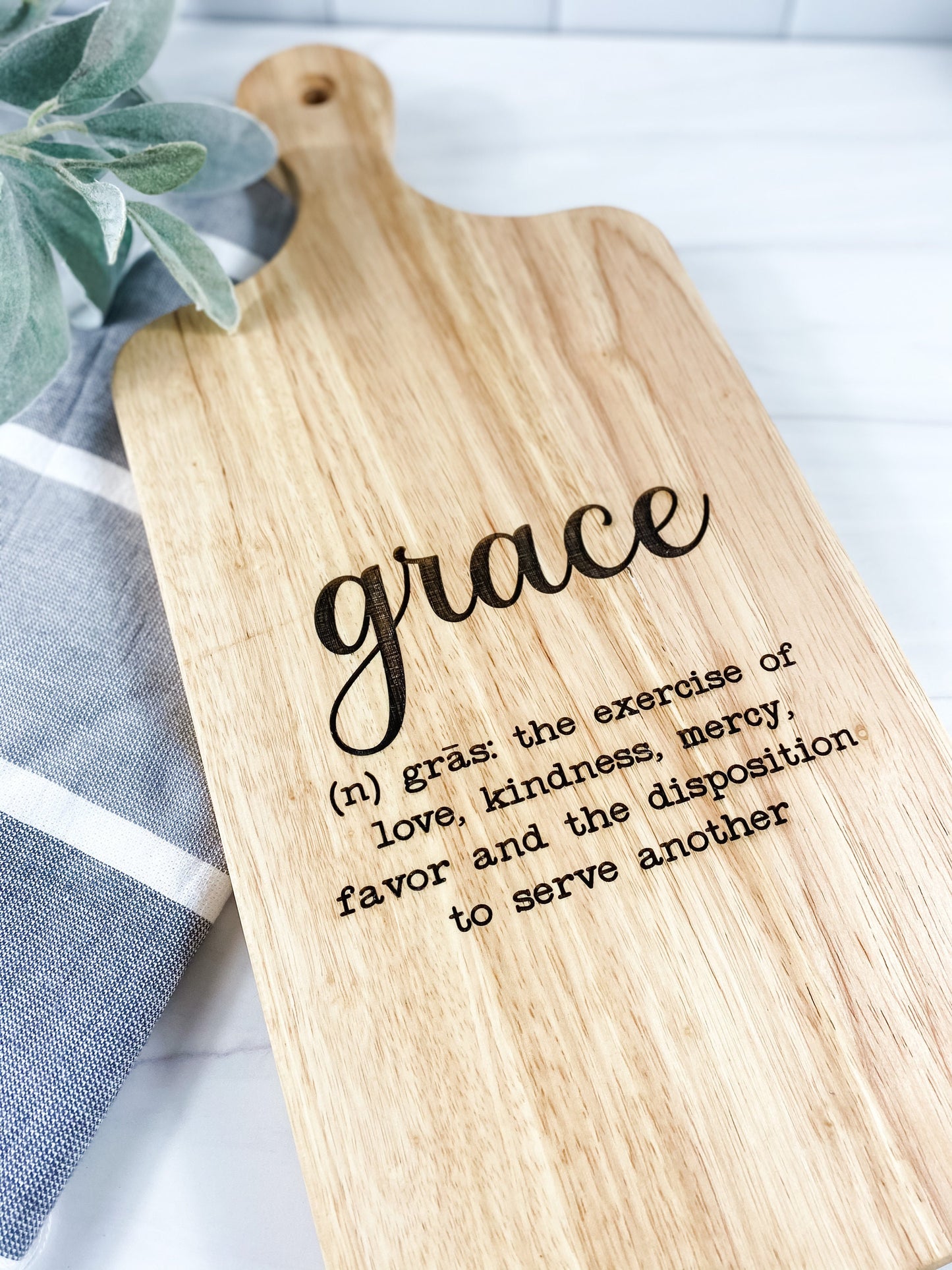 Engraved Charcuterie Board | Grace