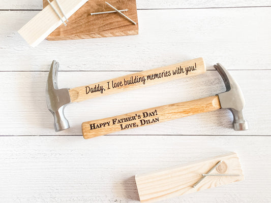 Personalized Hammer | I love building memories with you