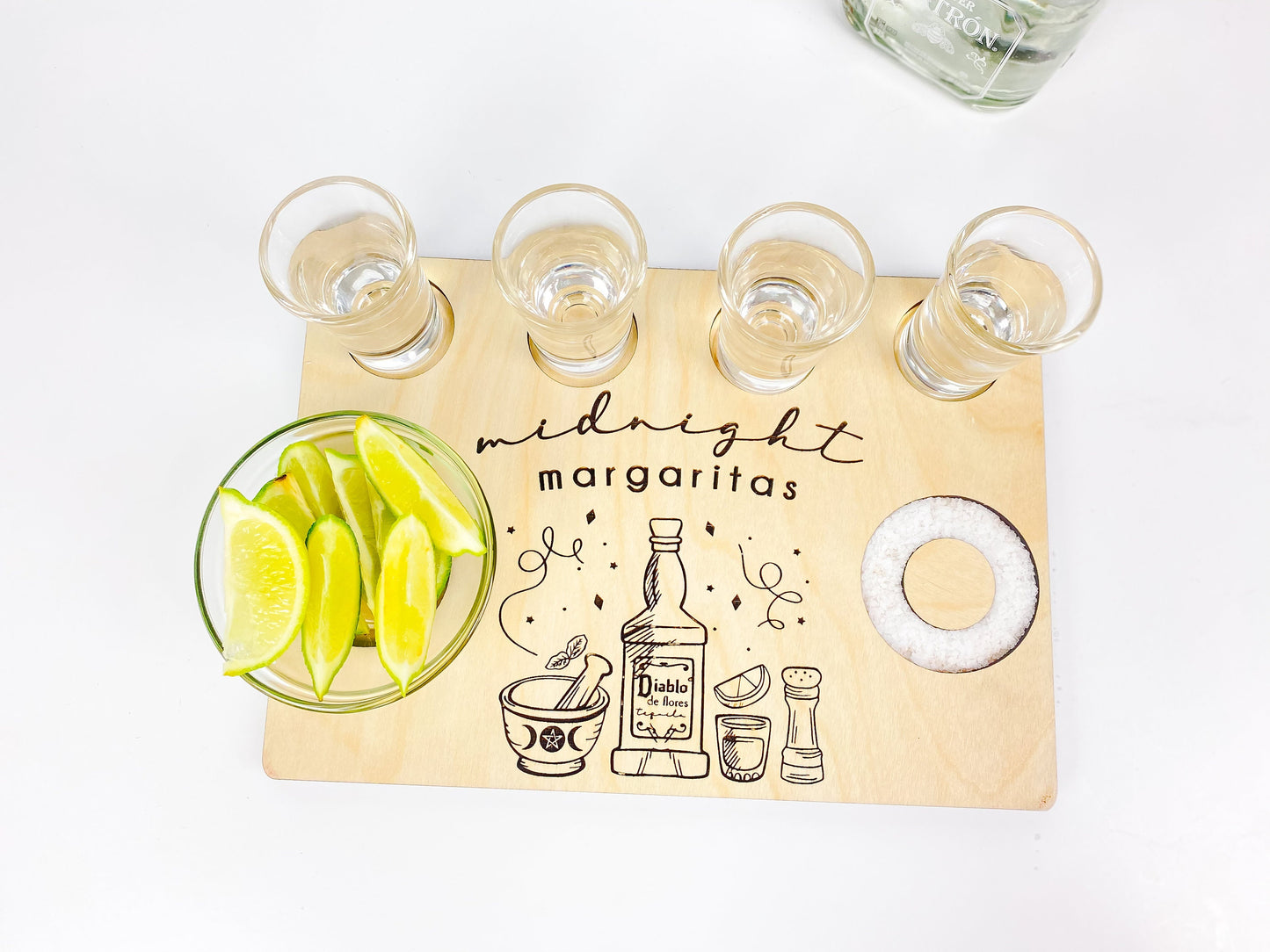 Midnight Margaritas Tequila Board