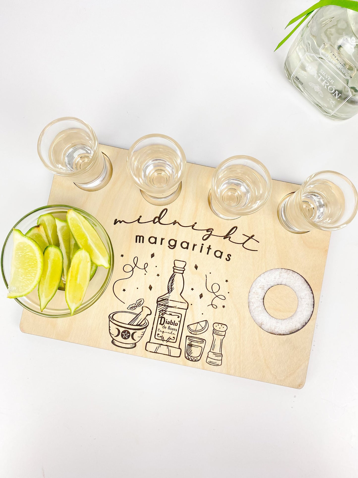 Midnight Margaritas Tequila Board